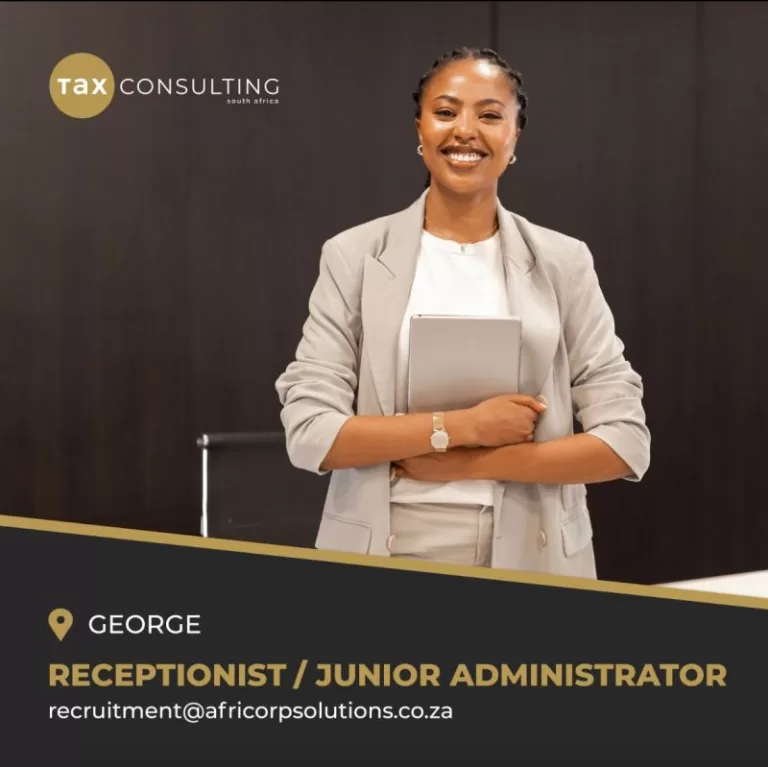 RECEPTIONIST/JUNIOR ADMINISTRATOR